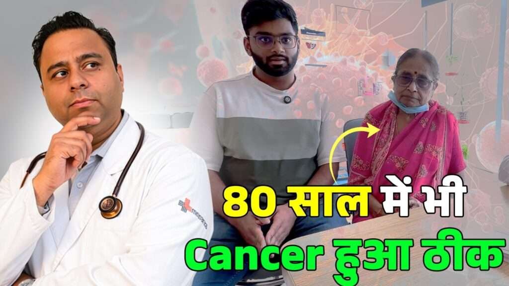 Best oncologist in Lucknow – Dr. Harshvardhan Atreya consulting patient